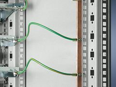 Rittal DK 7542000 Earth rail, vertical