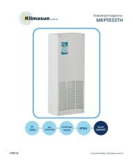MKS Clima MKP1033TH Pano Tipi Klima 1.050 W (Panel Montaj)