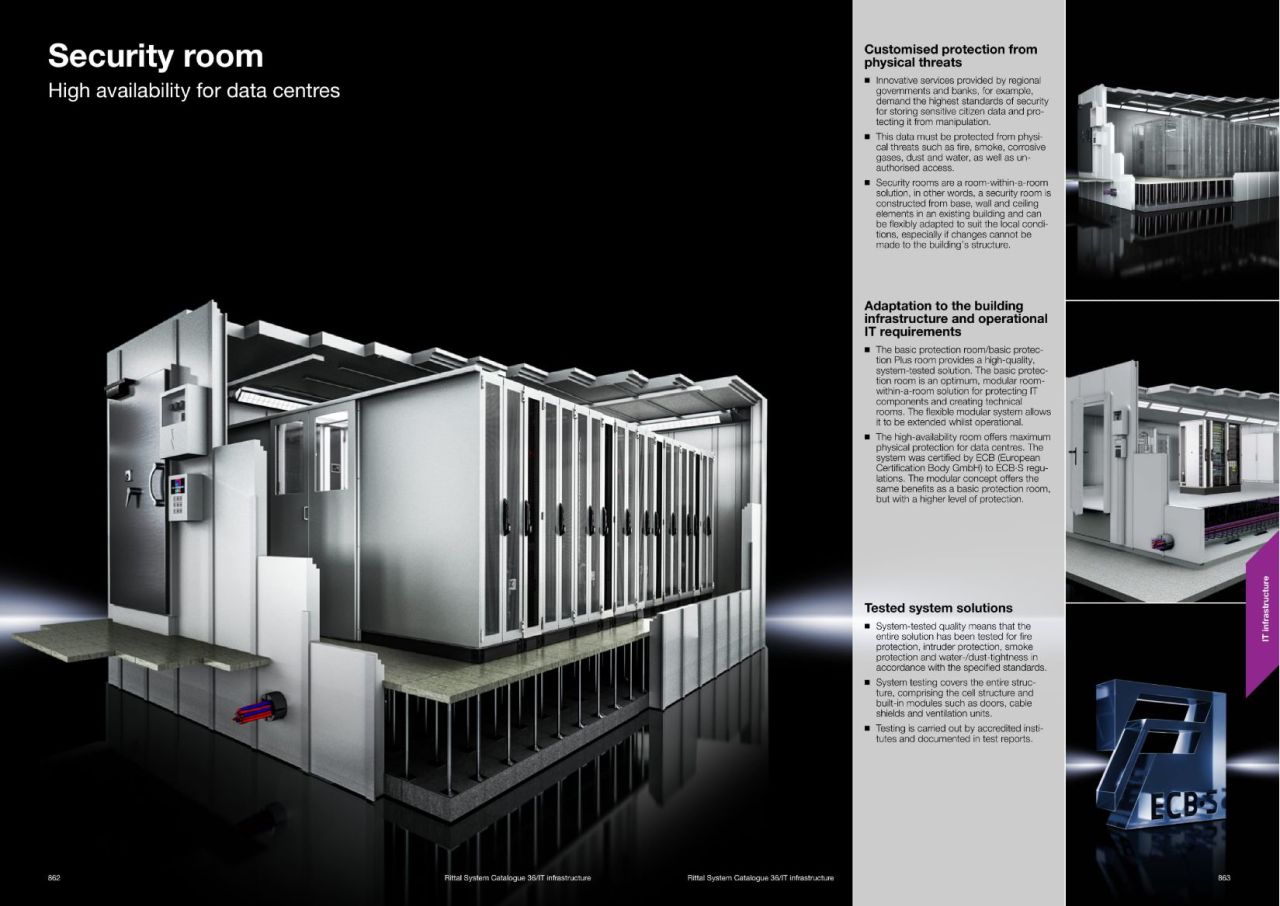 Security room High availability for data centres