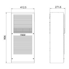 PROTHERM Outdoor CVO11U12038000 1150  (W) 115-1-60 (V-ph-Hz) 906 x 412,5 X 271,5  (mm) HxWxD