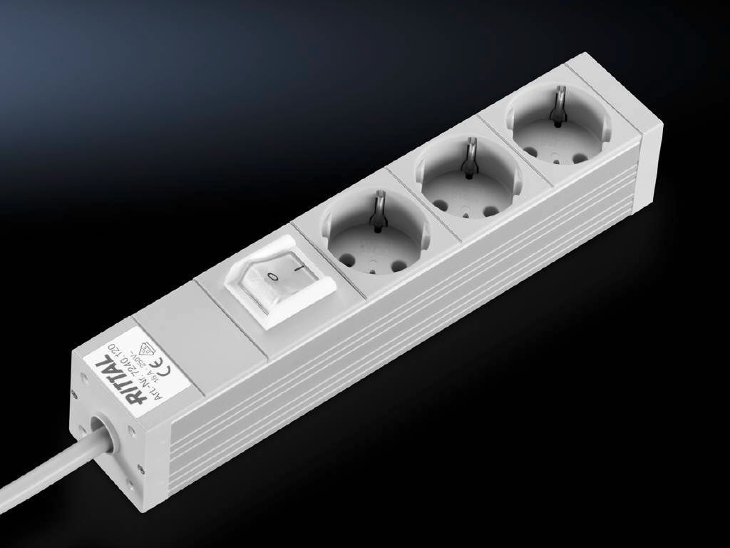 DK 7240120 Power supply Socket strips Earthing-pin connector type